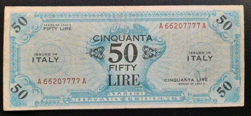 Allied military currency - allied, 50