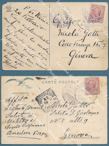 Navigazione piroscafo postale - navigazione.,
