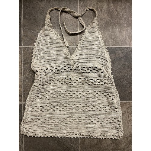Halter top all uncinetto - halter,