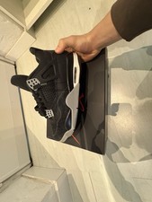 jordan 4 black Canvas