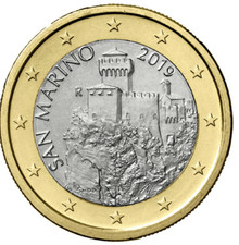 Moneta San Marino 1 Euro UNC 3