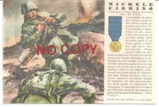 Fiorino Michele Molfetta Medaglia d'oro IIa Guerra Mondiale Illustratore Ferrari