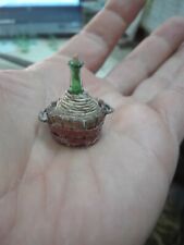 Arte Presepiale Salomone mini damigiana vetro tappo sughero impagliata  presepe