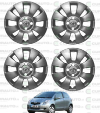 KIT SET 4 COPRICERCHI COPPE RUOTA PER TOYOTA YARIS  2006 A 08/2009 - D15"