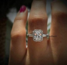 2CT Radiant Cut Moissanite