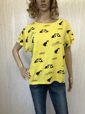 T-Shirt Vintage Donna Gialla