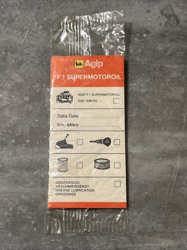 Agip supermotoroil - f1,