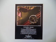 advertising Pubblicità 1989 CRONOGRAFO THEOREIN