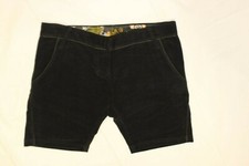 PANTALONI SHORTS ADELE FADO NERO VELLUTO FUSTAGNO  SHORTS   TG. 42 ----N42