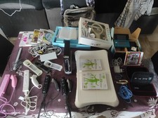 console NINTENDO WII + Balance Board + console NINTENDO 3DS Aqua Blue + giochi