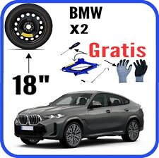 Ruotino Bmw X2 F39 / U10 18" Ruota di Scorta  kit Cric Crick Guanti Cacciavite