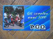 PGO STAR 50 2 COMET GALAXY SCHEDA TECNICA SALES BROCHURE SCOOTER MOTO P.G.O.