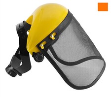 Visiera Protettiva Decespugliatore Motosega Rete Maschera Metallica Regolabile