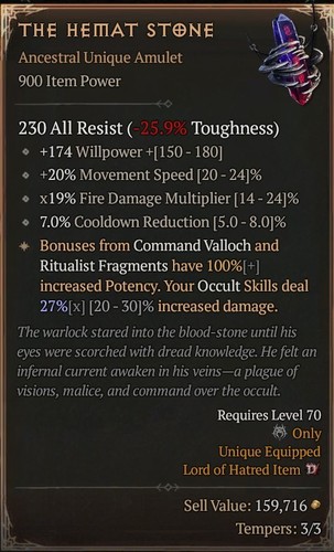 The hemat strone warlock - the, ewig