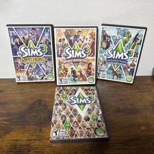 The Sims 3 PC CON 3 Exp. Confezioni. Pacchetto Generazioni, Avventure Mondiali, Ambizioni