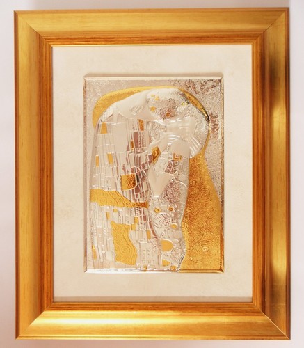 Bacio klimt argento - bacio,