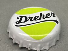 DREHER TAPPO VERDE E BIANCO CORONA CROWN CAP CHAPA KRONKORKEN - BIRRA