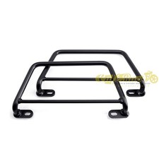 Telaietti neri borse klick fix Moto Guzzi V7 stone classic con schienale spaan