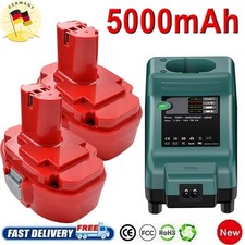 Batteria 1/2x 5,0Ah PA18 per batteria Makita 18V 1822 1833 8444D 6343D 6347D 6390D