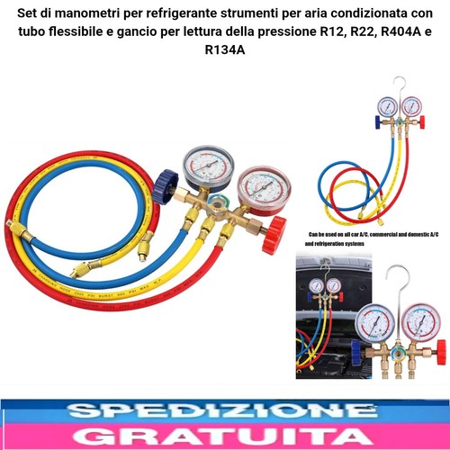 Set manometri refrigerante - set,