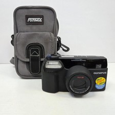 Olympus Superzoom 80 Wide 35MM fotocamera pellicola con custodia pellicola testata