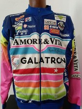 giacca CYCLING ciclismo originale vintage team AMORE & VITA GALATRON  tg XL