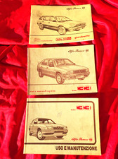 3 Libretti Uso e manutenzione