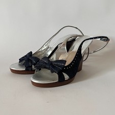 Sandali Escada argento denim