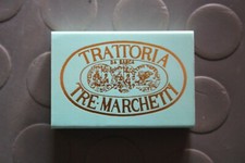 FIAMMIFERI LAVAGGI S/20 TRATTORIA TRE MARCHETTI VERONA