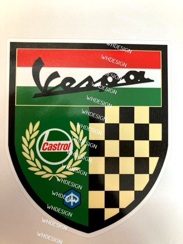 Adesivo vespa scooter stile - adesivo,