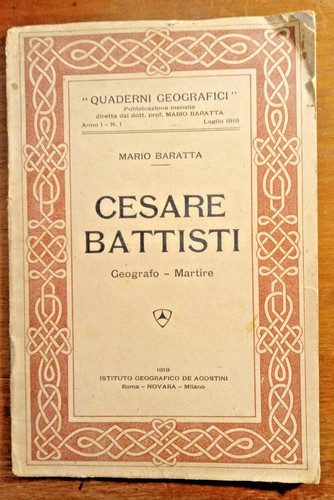 Cesare battisti geografo - cesare,