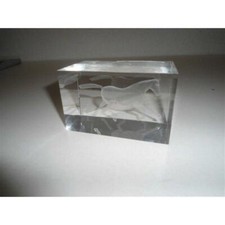 FERMA CARTE IN VETRO CRISTALLO