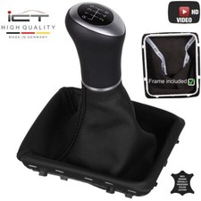 ICT pomello cambio cuffia cornice pelle per Mercedes SLK R171 Nuovo A64