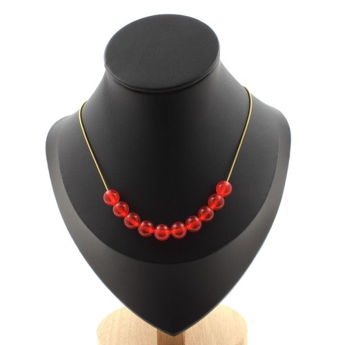 Collana perle calcedonio - perle,