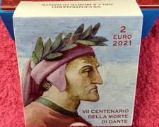 2 euro Vatican 2021 - DANTE