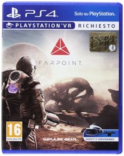 FARPOINT PS4 NUOVO GIOCO E COPERTINA ITA FUNZIONA SOLO CON PS VR