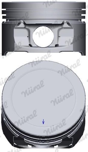 Nüral kolben ø78 5mm - kolben, Ø78,5mm