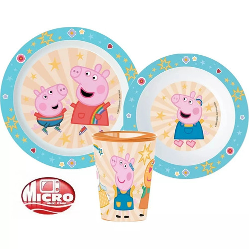 Peppa pig set - 3, plastica