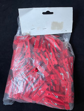 Mollettine in legno verniciatura ROSSO da 3,5cm 144 pezzi, nuovo