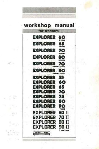 Manuale officina same explorer - manuale,