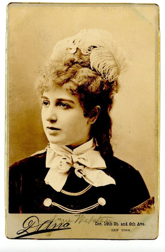 Vintage cabinet card lizzie - cabinet,