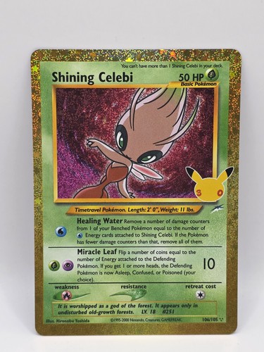 Shining celebi gold - celebi, border