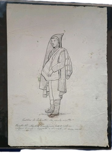Disegno contadino canicattini - "contadino,
