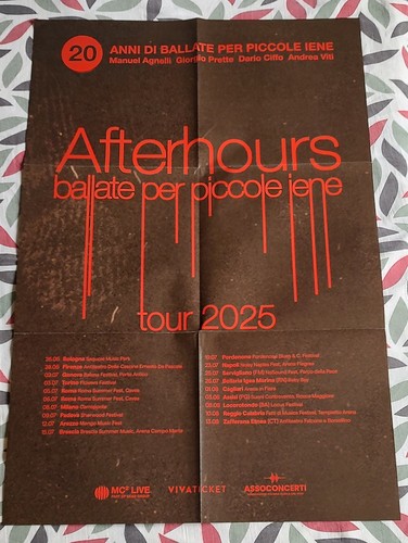 Poster afterhours ballate - afterhours,