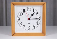 Wooden wall clock brand g - wooden,
