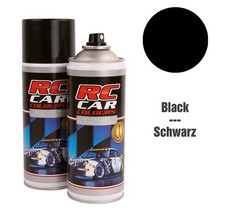 RcCar Vernice Spray per Lexan Nero (150ml) - RCC610