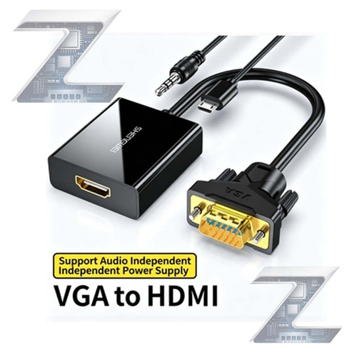 Adattatore vga hdmi 1080p - adattatore, a