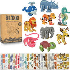 Set Di 25 Puzzle 3D Animali -