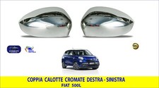 Calotte Cromate per 500L Cross Specchietti per  kit tuning calotta specchio 2 in