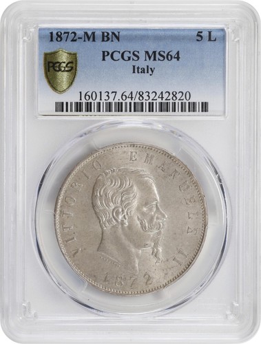 Regno italia 1872 - d'italia, 1872-m-bn